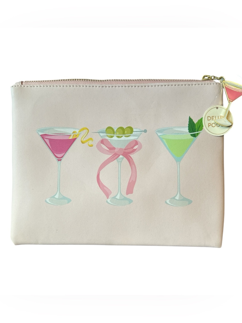 Éccolo Pink Martini Deluxe Makeup Pouch NEW